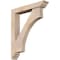 Ekena Millwork Westlake Traditional Smooth Bracket w/ Offset Brace, Douglas Fir, 5 1/2"W x 30"D x 36"H BKT0604X30X36WTL01SDF - alternate 1